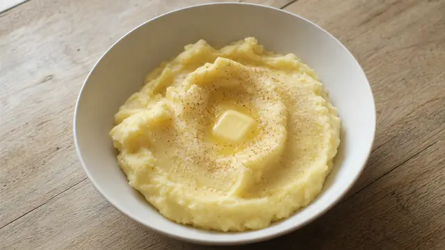 Kartoffelpüree auf einem Teller