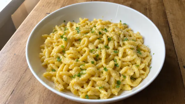 Spätzle auf einem Teller